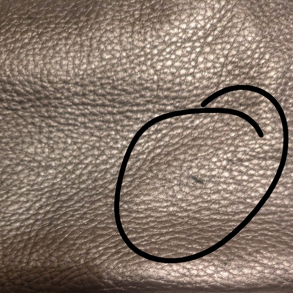 Tory Burch Metallic Kellan Hobo - Silver EUC (Call Outs!) - Picture 11 of 15